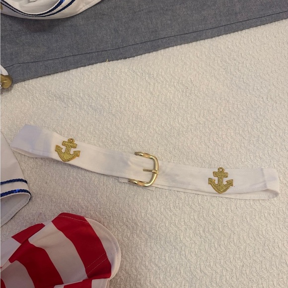 Sailor Costume (plus captain set) - Red, White, and Blue - Picture 4 of 11